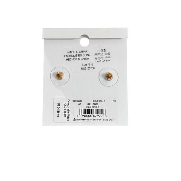 NWT! Kate Spade Full Circle Studs in Rose Gold - Picture 4 of 5